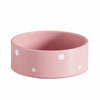 Ceramic Polka Dot Pet Bowl