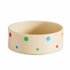 Ceramic Polka Dot Pet Bowl