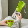 Portable Dog Water Bottle and Feeding Cup for Outdoor Use