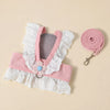 Lightweight Pet Harness Dress with Leash for Small Dogs and Cats