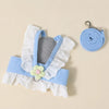 Lightweight Pet Harness Dress with Leash for Small Dogs and Cats