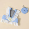Lightweight Pet Harness Dress with Leash for Small Dogs and Cats