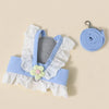 Lightweight Pet Harness Dress with Leash for Small Dogs and Cats