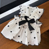 Cotton Bow Dress for Dogs and Cats