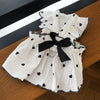 Cotton Bow Dress for Dogs and Cats