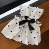 Cotton Bow Dress for Dogs and Cats