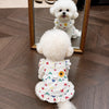 Cotton Bow Dress for Dogs and Cats
