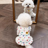 Cotton Bow Dress for Dogs and Cats