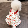 Cotton Bow Dress for Dogs and Cats