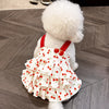 Cotton Bow Dress for Dogs and Cats