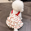 Cotton Bow Dress for Dogs and Cats
