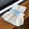 Cotton Bow Dress for Dogs and Cats