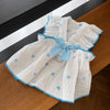 Cotton Bow Dress for Dogs and Cats