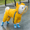 Full-Coverage Waterproof Raincoat for Small Dogs