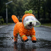 Full-Coverage Waterproof Raincoat for Small Dogs