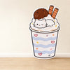 Vertical Wall-Mounted Cat Scratcher with Self-Adhesive Backing