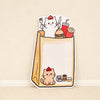 Vertical Wall-Mounted Cat Scratcher with Self-Adhesive Backing
