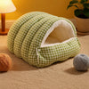 Removable, Washable Semi-Enclosed Pet Bed