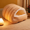 Removable, Washable Semi-Enclosed Pet Bed