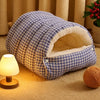 Removable, Washable Semi-Enclosed Pet Bed