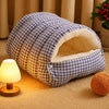 Removable, Washable Semi-Enclosed Pet Bed