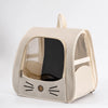 Pet Backpack Carrier with Panoramic Window and Ventilated Design
