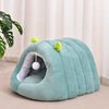 Semi-Enclosed Cat Bed with Tunnel