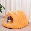 Semi-Enclosed Cat Bed with Tunnel