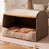 Enclosed Washable Pet Bed with Removable Cover for Cats & Dogs