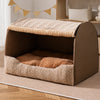 Enclosed Washable Pet Bed with Removable Cover for Cats & Dogs