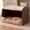 Enclosed Washable Pet Bed with Removable Cover for Cats & Dogs