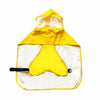 Polyester Dog Raincoat Cape for Small to Medium Dogs