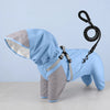 Waterproof Hooded Raincoat for Small and Medium Dogs