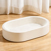 Oval Corrugated Cardboard Cat Scratcher Bed