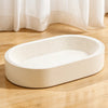 Oval Corrugated Cardboard Cat Scratcher Bed