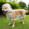 Transparent Waterproof Dog Raincoat