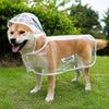 Transparent Waterproof Dog Raincoat