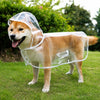 Transparent Waterproof Dog Raincoat