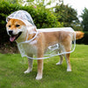 Transparent Waterproof Dog Raincoat