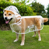 Transparent Waterproof Dog Raincoat