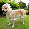 Transparent Waterproof Dog Raincoat