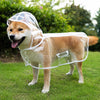 Transparent Waterproof Dog Raincoat