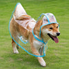 Transparent Waterproof Dog Raincoat