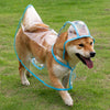 Transparent Waterproof Dog Raincoat