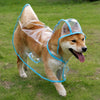 Transparent Waterproof Dog Raincoat
