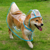 Transparent Waterproof Dog Raincoat