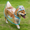 Transparent Waterproof Dog Raincoat
