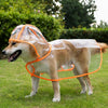 Transparent Waterproof Dog Raincoat