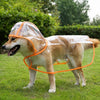Transparent Waterproof Dog Raincoat