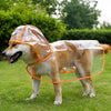 Transparent Waterproof Dog Raincoat